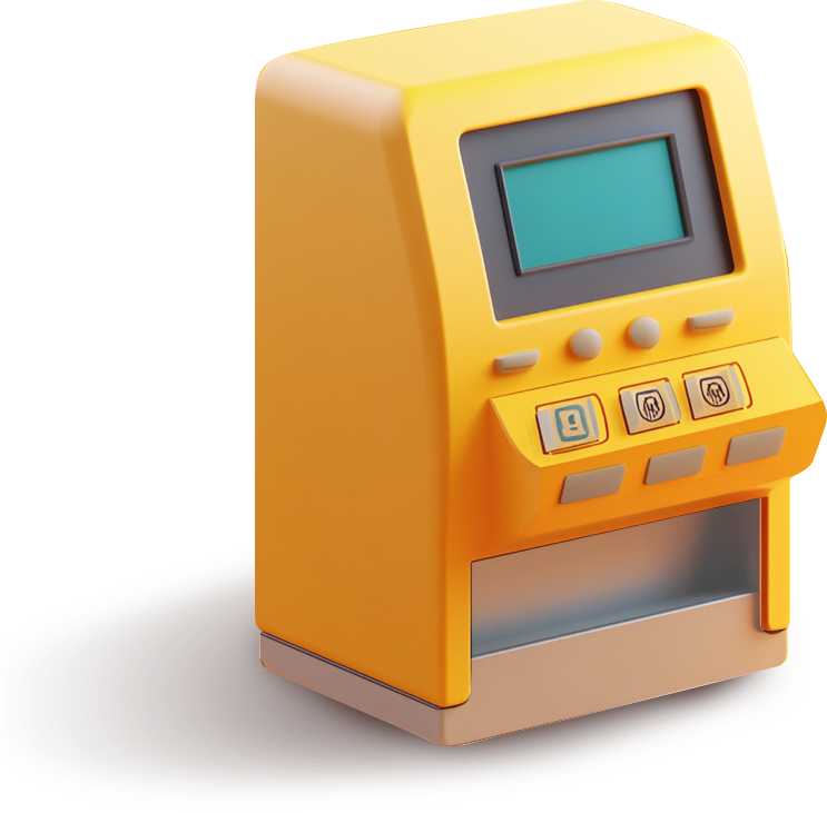 At the nearest ATM